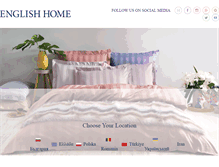 Tablet Screenshot of englishhome.com